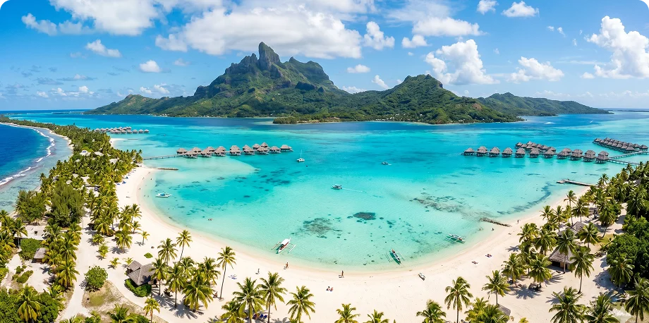 Matira Beach & Main Island